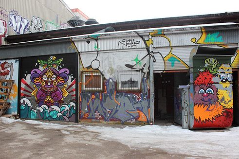 Kultfabrik-Gelände, Grafinger Straße, Ostbahnhof