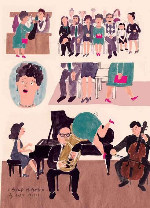 Comic „Andate Moderato”