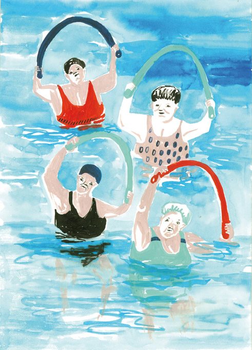 Auszug aus dem mini kuš! „Swimming Pool” von Anna Vaivare