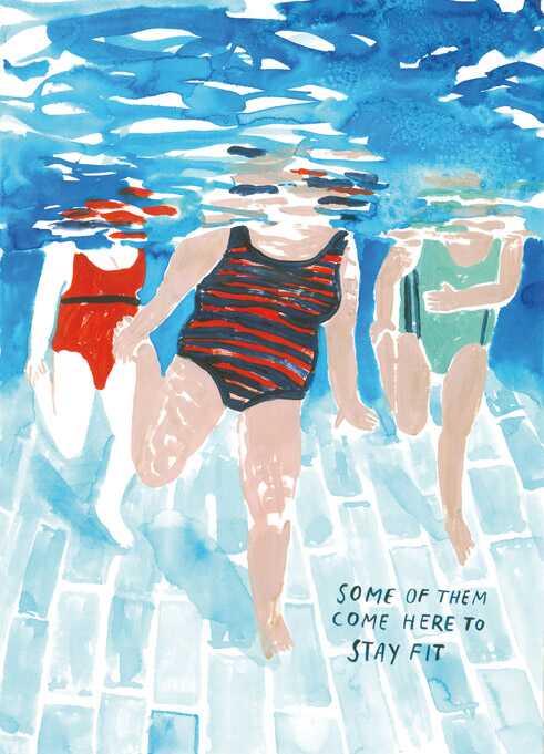 Auszug aus dem mini kuš! „Swimming Pool” von Anna Vaivare