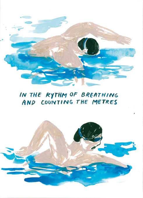 Auszug aus dem mini kuš! „Swimming Pool” von Anna Vaivare
