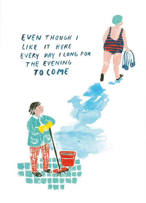 Auszug aus dem mini kuš! „Swimming Pool” von Anna Vaivare 