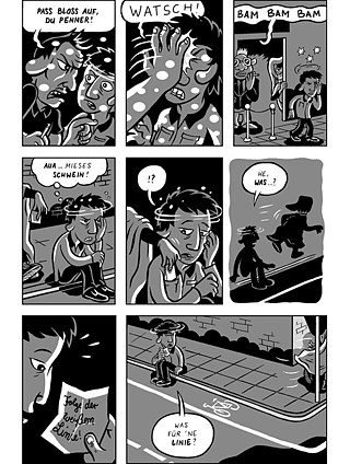 Auszug aus „White Line“ von Calle Claus