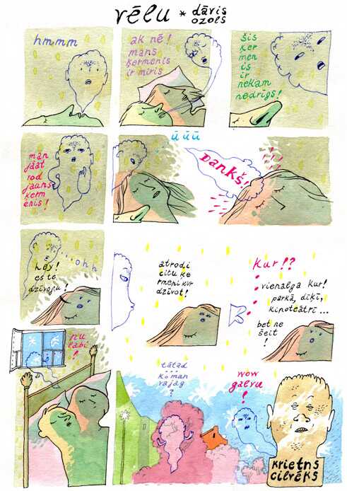Comic „Vēlu”