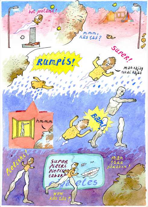 Comic „Vēlu”