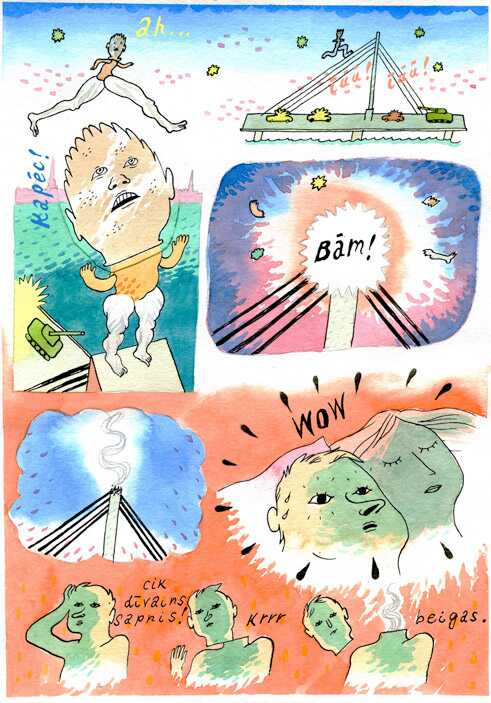 Comic „Vēlu”