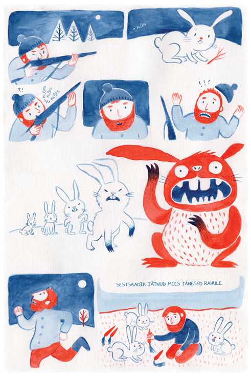 Comic „Harehunt During New Year's Eve”