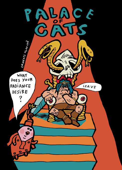 Auszug aus „Palace of Cats“, Comic-Anthologie š! #15 Cats, 2013