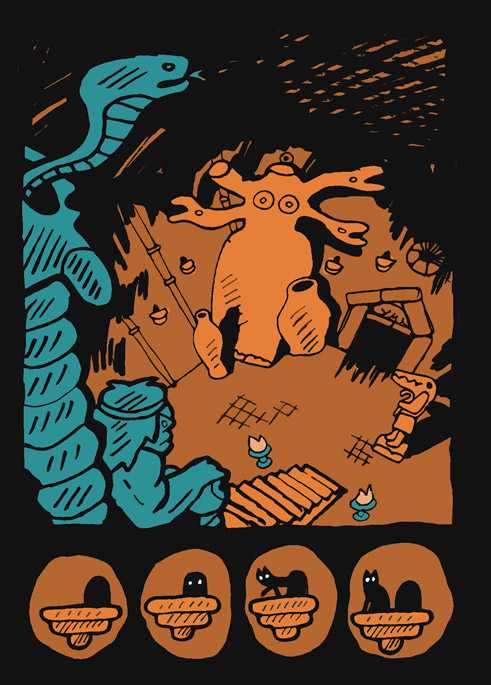 Auszug aus „Palace of Cats“, Comic-Anthologie š! #15 Cats, 2013
