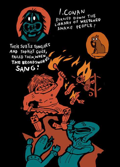 Auszug aus „Palace of Cats“, Comic-Anthologie š! #15 Cats, 2013
