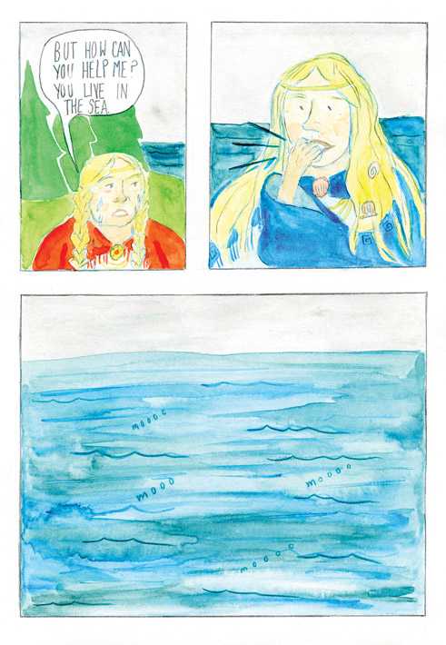 Auszug aus dem Comic „Mazirbe”