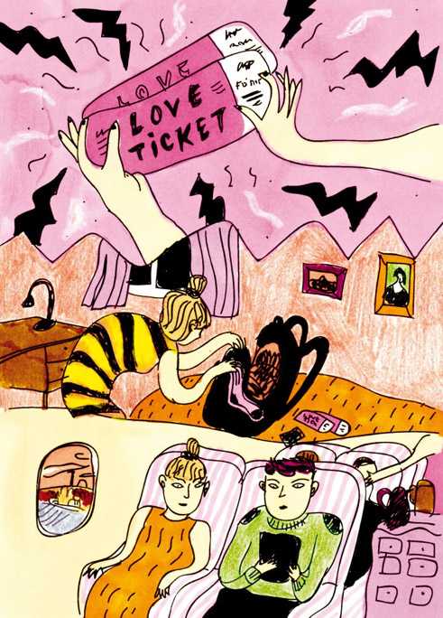 Comic „Love Ticket”, erschienen in š! #17 „Sweet Romance” 