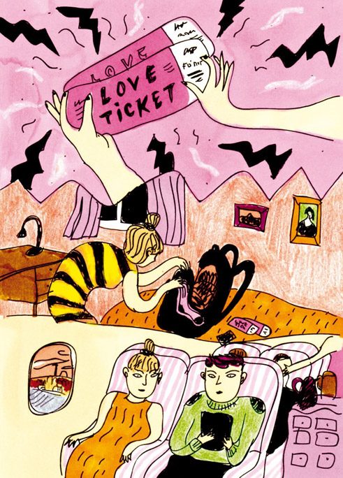 Komiksas „Love Ticket”, komiksų antologija š! #17 „Sweet Romance”