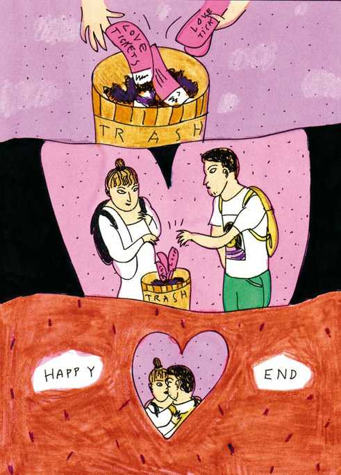 Comic „Love Ticket”, erschienen in š! #17 „Sweet Romance” 