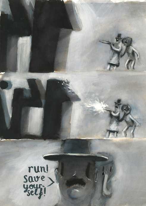Auszug aus „If You Read This, You Will Die”, Comic-Anthologie š! #12 Future 2.0, 2012 