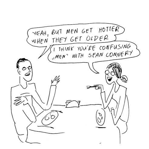 Comic „Getting old with grace”