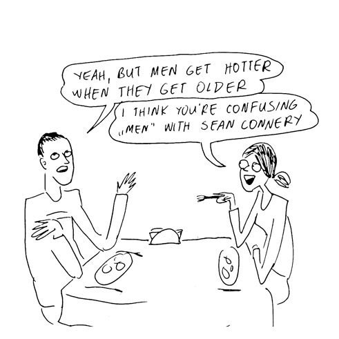 Comic „Getting old with grace”