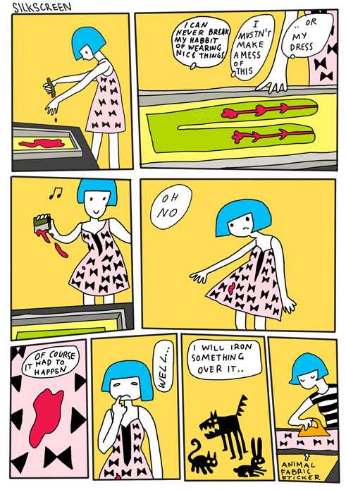 Kurze autobiografische Comics von Sabines Blog njau.tumblr.com