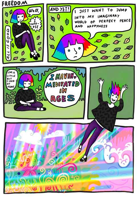 Kurze autobiografische Comics von Sabines Blog njau.tumblr.com