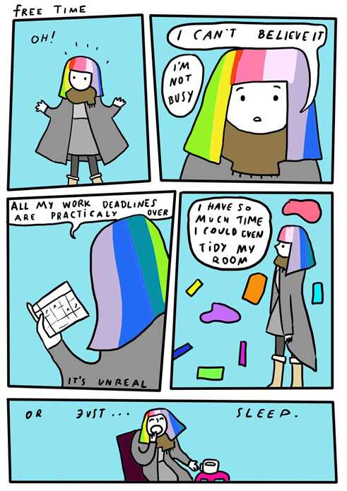 Kurze autobiografische Comics von Sabines Blog njau.tumblr.com