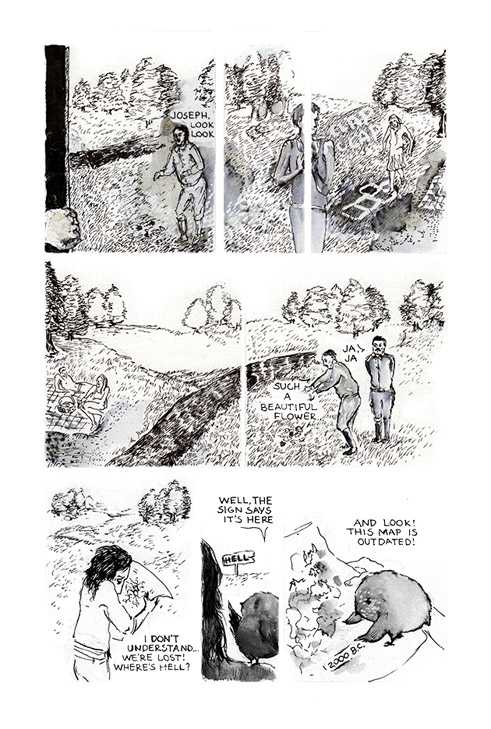 Auszug aus dem Comic „Stairway to Hell“