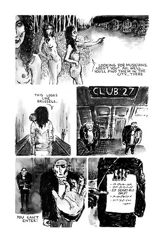 Auszug aus dem Comic „Stairway to Hell“