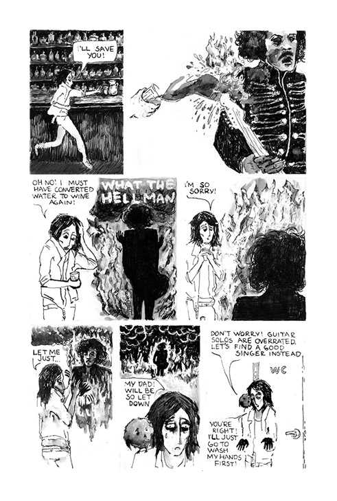 Auszug aus dem Comic „Stairway to Hell“
