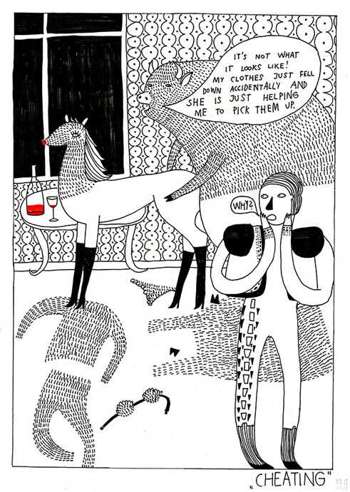 Comic „The Marriage of a Bull and a Bullfighter”