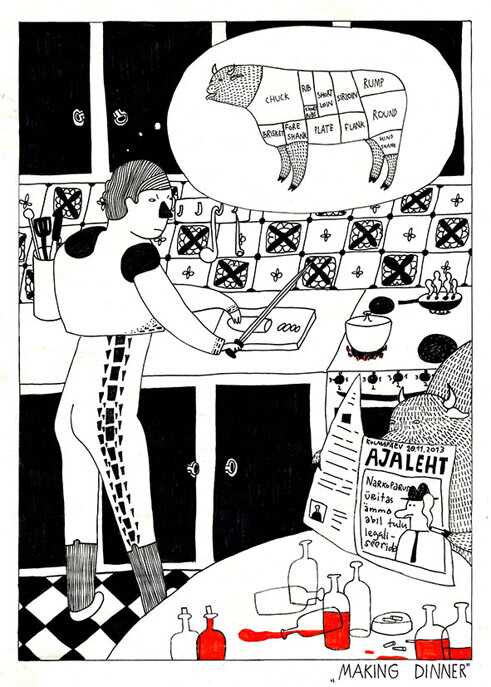 Comic „The Marriage of a Bull and a Bullfighter”