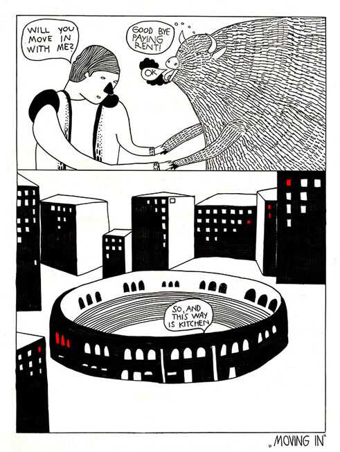 Comic „The Marriage of a Bull and a Bullfighter”