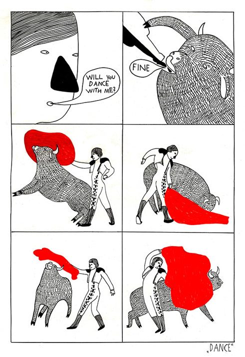 Komiksas „The Marriage of a Bull and a Bullfighter”