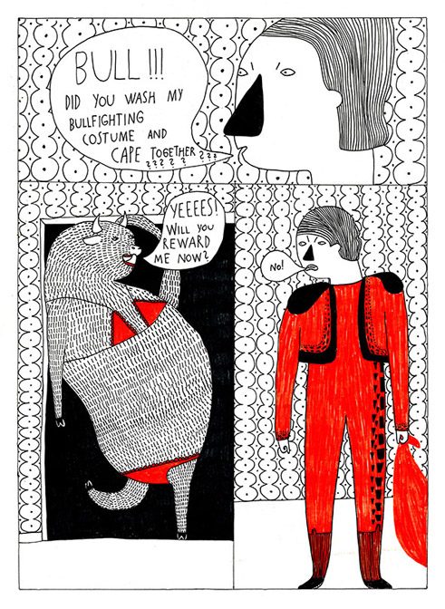 Comic „The Marriage of a Bull and a Bullfighter”