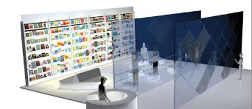 Fragment des Buchcovers „Absentia in Praesentia? Zur Präsentation und Vermittlung digitaler Medien im physischen Raum“ 
