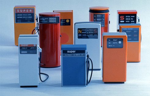 Gas pump 1964/65, design: Werner Zemp, Peter Hofmeister, Franco Clivio, Horst Emundts, Verena Loibl, Edith Ross