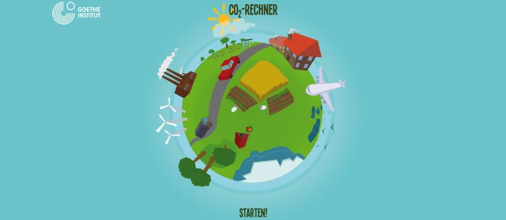 CO2-Rechner Startbild