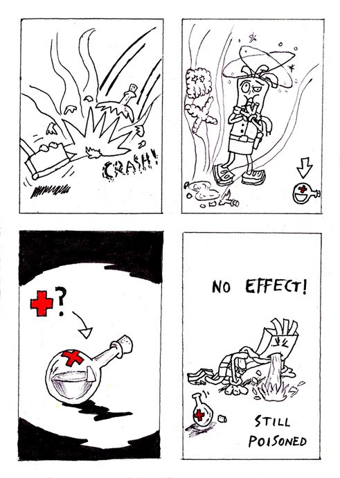 Comics vom Workshop mit Thomas Wellmann