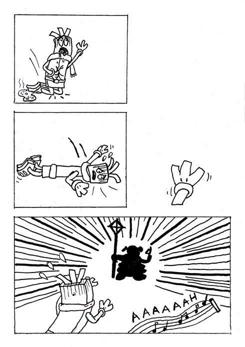 Comics vom Workshop mit Thomas Wellmann