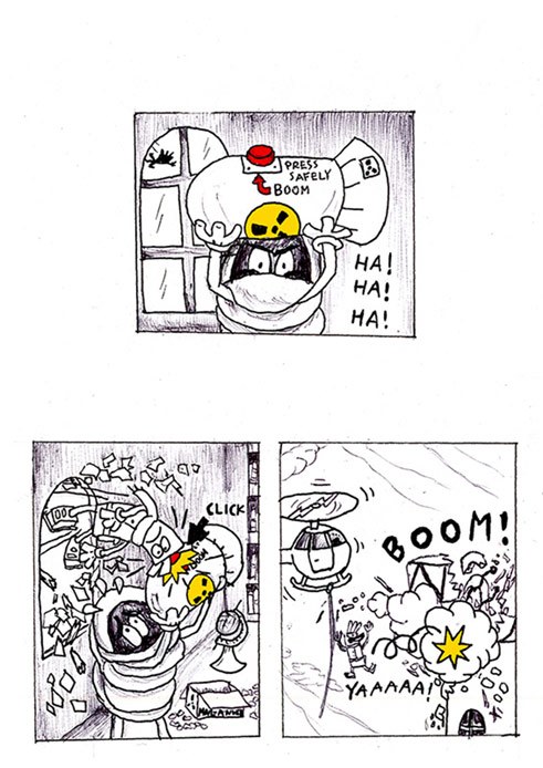 Comics vom Workshop mit Thomas Wellmann