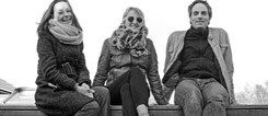 v.l.  Corinne Roche, Paulina Pukytė und Nils Mohl