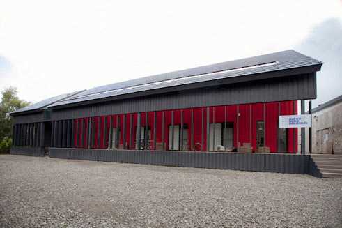 Außenansicht Gebäude der Kunstkolonie Nidden