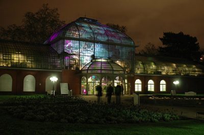 Schöner Schein, im Palmengarten Frankfurt am Main auf der Luminale, Luminauten