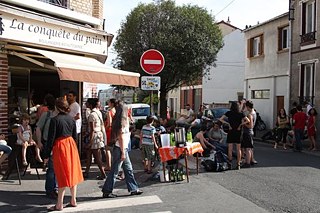Straßenansicht der Bäckerei