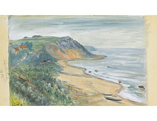 Margarete Wedel (Deutschland, 1863-1936), „Wachtbudenberg“, Öl auf Leinwand