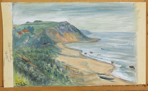 Margarete Wedel (Deutschland, 1863-1936), „Wachtbudenberg“, Öl auf Leinwand