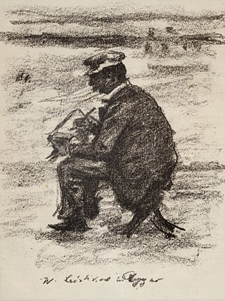 Lovis Corinth (Deutschland, 1858-1925), „Walter Leistikov“, Lithographie