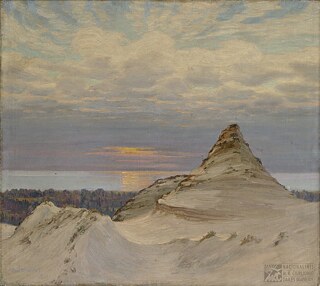 Antanas Žmuidzinavičius (1876–1966) Die Pyramide in Juodkrantė. 1937
