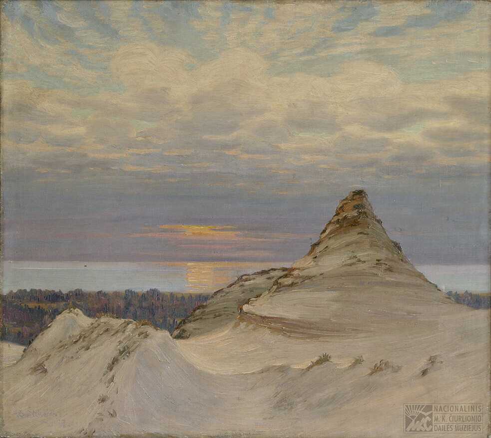 Antanas Žmuidzinavičius (1876–1966) Die Pyramide in Juodkrantė. 1937