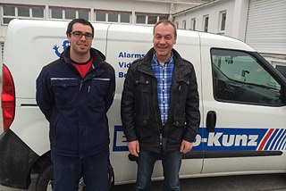 Michael Kunz (right) and trainee Oriol Motsec Fuego