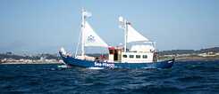 Le navire Sea-Watch en mer 