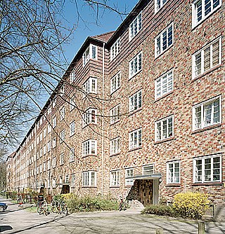 Wohnquartier Bunsenstraße, Helmholzstraße  Gustav Oelsner und E. Schröder, 1927
